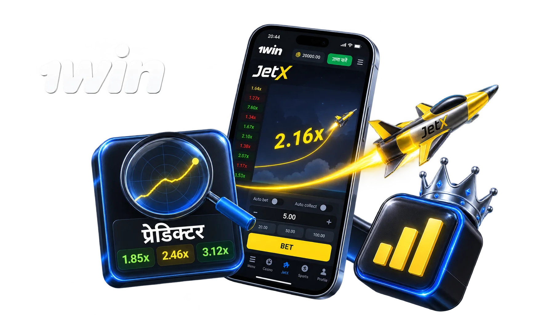 1win jetx predictor